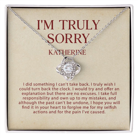 I'm Sorry Gift to Katherine