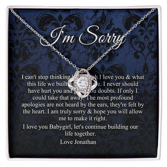 Love Knot, Apology Gift For Her Jonathan Russell
