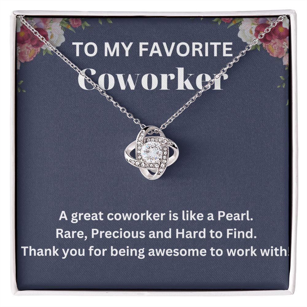 Heartfelt Coworker Leaving Gifts for Women - Meaningful Necklace to Show Appreciation and Farewell