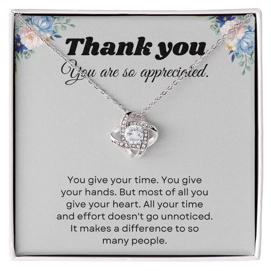 "Express Your Gratitude with Our Appreciation Gifts Necklace for Women"