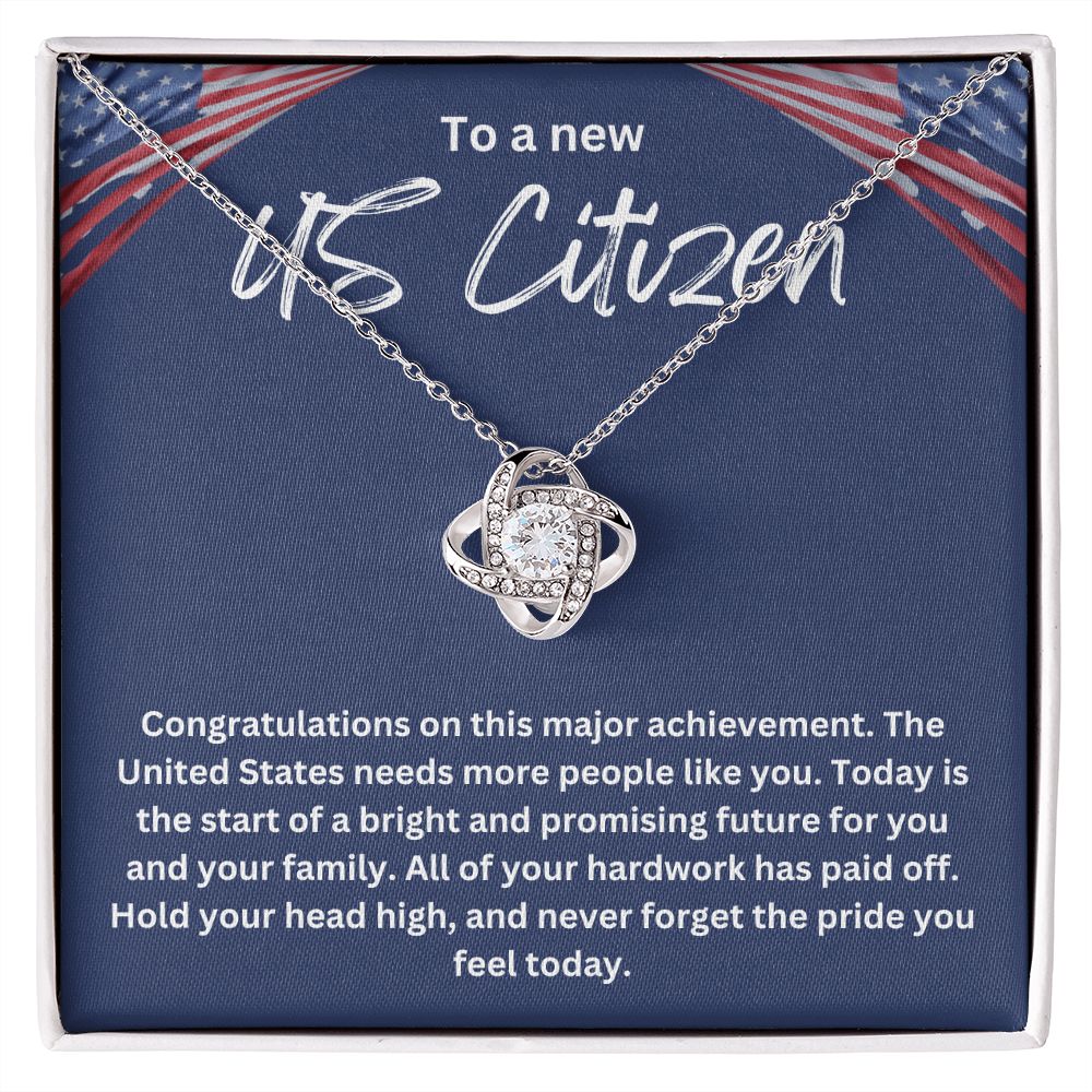 Make a Statement with Our American Citizenship Gifts Necklace - Meaning for Any Proud American