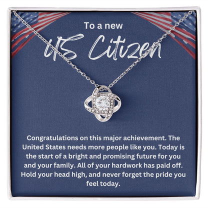 Make a Statement with Our American Citizenship Gifts Necklace - Meaning for Any Proud American