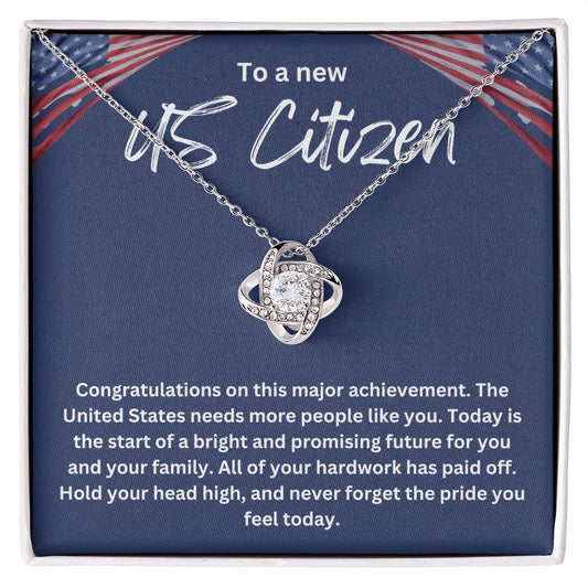 Make a Statement with Our American Citizenship Gifts Necklace - Meaning for Any Proud American