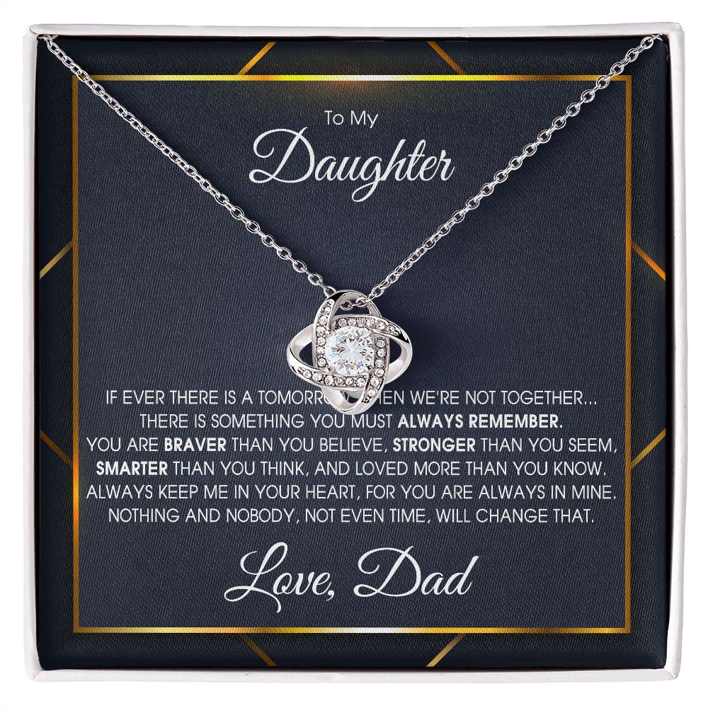 Gift For Daughter From Dad, Daughter Father Necklace, Daughter Gift From Dad, To My Daughter, Daughters Birthday, Unique, Grown Up Daughter 2711