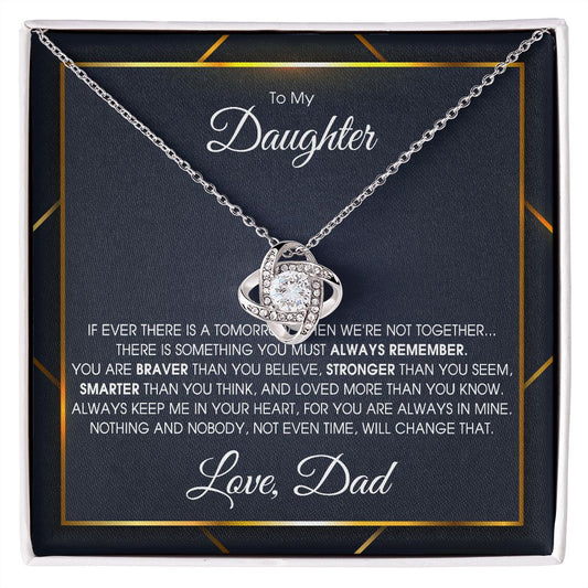 Gift For Daughter From Dad, Daughter Father Necklace, Daughter Gift From Dad, To My Daughter, Daughters Birthday, Unique, Grown Up Daughter 2711