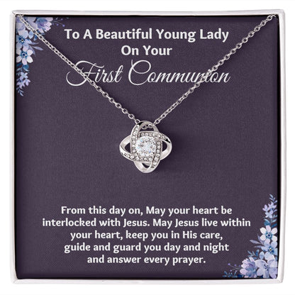 Beautiful First Communion Gifts for Girls Necklace - Meaningful for Your Daughter's Special Day"
