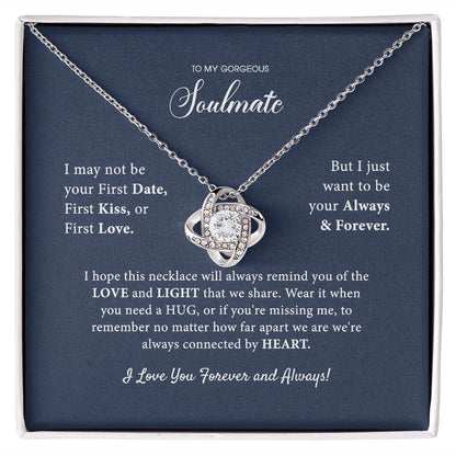 To My Soulmate necklace, Soulmate Gift, Soulmate Jewelry, Soul Mate Necklace, Jewelry Gifts For Her SNJW110913