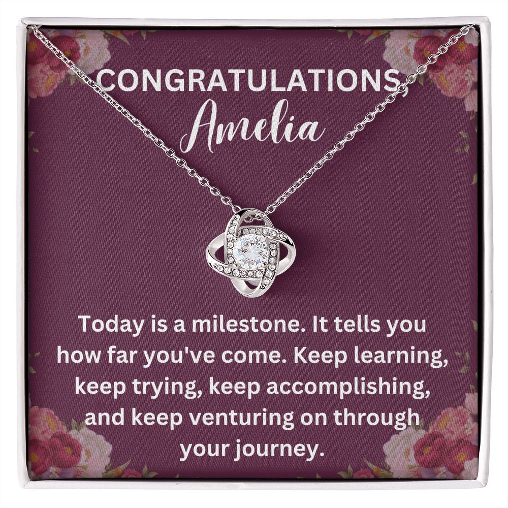 Class of 2023 Graduation Necklace for Best Friend - Personalized Pendant Gift Idea