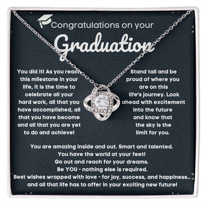 Personalized College Graduation Necklace for Her - Celebrate Her Achievements with a Thoughtful and Unique Graduation Gift Idea"