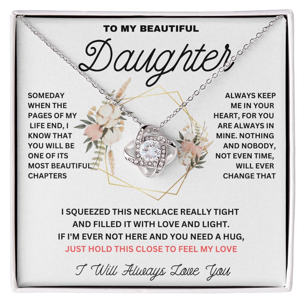 Father Daughter Necklace - To My Badass Daughter Necklace - Unique Daughter Gifts from Dad - A Meaningful Gift from a Proud Father