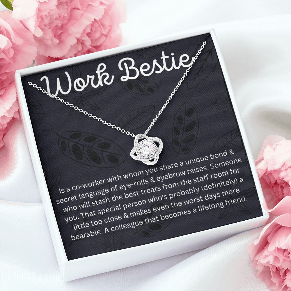 Elegant Coworker Leaving Gifts for Women - Timeless Necklace with Meaningful