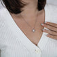 To my wife sterling silver love knot necklace 04127
