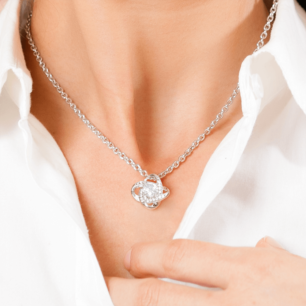 Sweet 16 Necklace - Celebrate Her Milestone Birthday with a Beautiful Gift, Love Knot, 16th Birthday Gift For Her, 16th Birthday Gift 210204