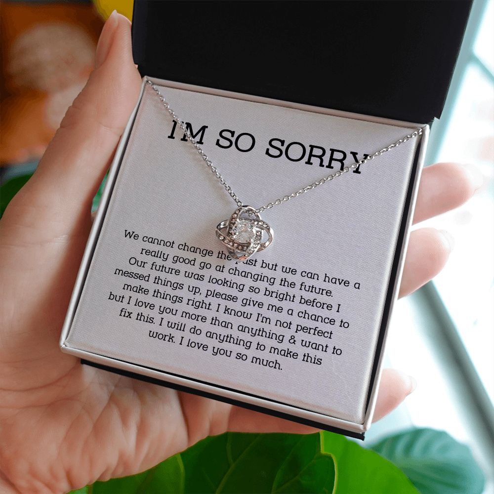 Apology Necklace For Her, Forgiveness Gift For Girlfriend JWSN110624 B0BLLXNGQJ