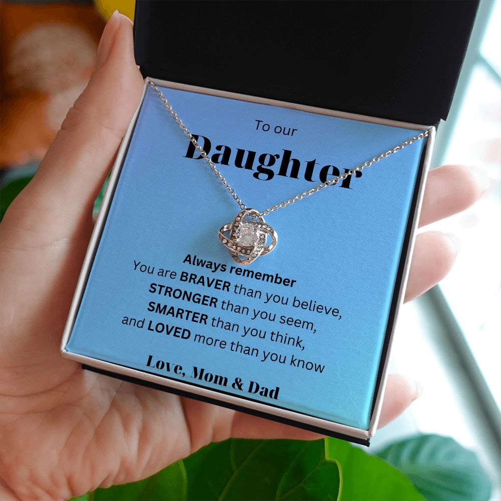 Father Daughter Necklace  - "Forever My Little Girl" Necklace - A Gift That Will Always Hold Meaning