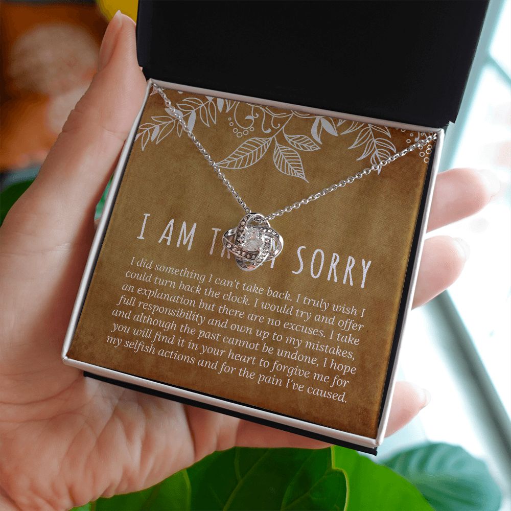 I'm Sorry Gift, Sorry Card, Apology Necklace, Sorry Gift Wife, Sorry Gift Girlfriend B0BLLXGPZZ JWSN110636