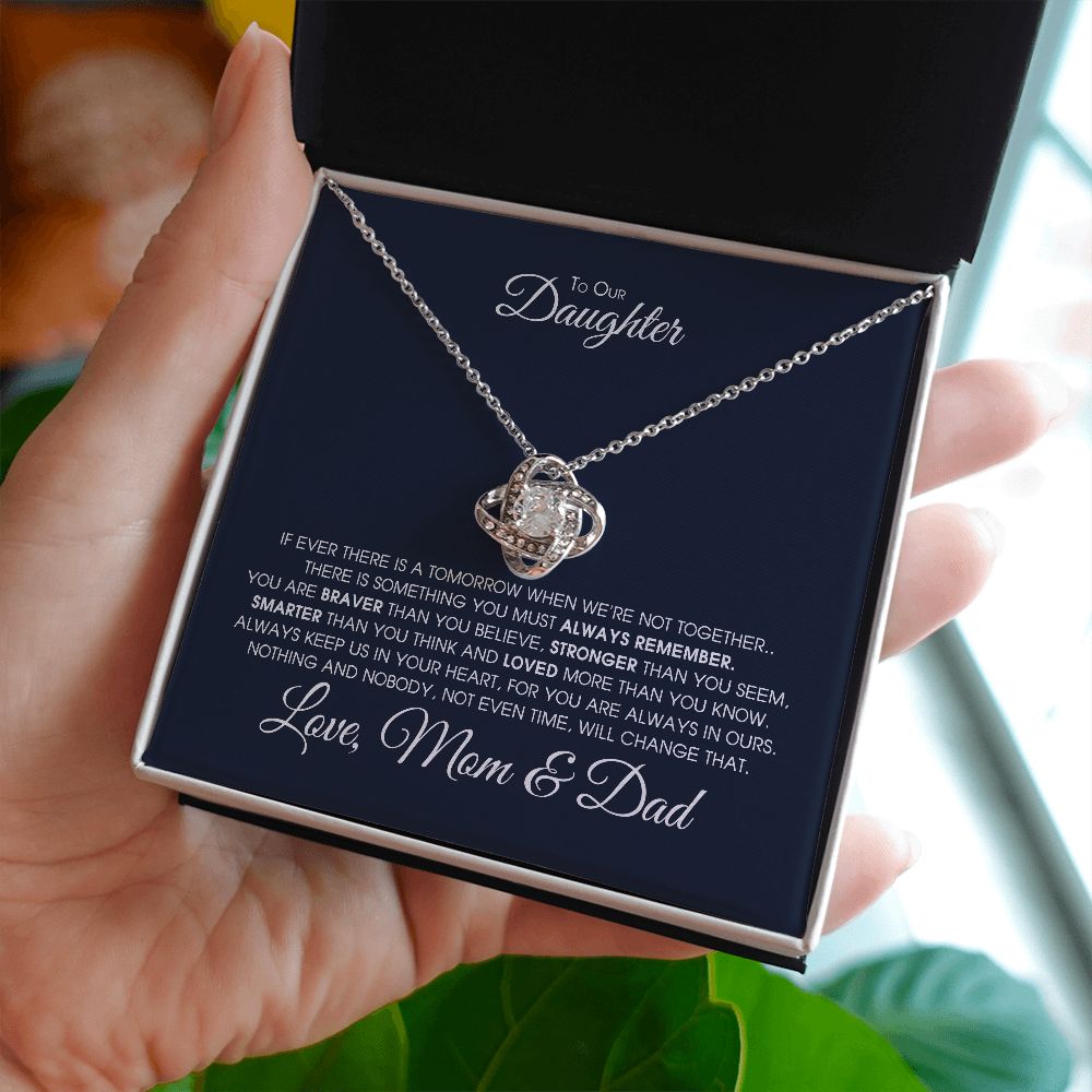 Gift For Daughter From Mom & Dad, Daughter Mother Necklace, Daughter Gift From Dad, To Our Daughter, Daughters Birthday, Grown Up Daughter JWSN-110723