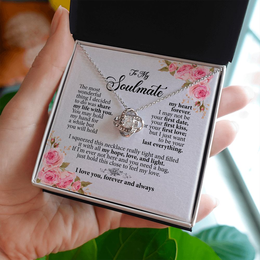 To My Beautiful Soulmate Necklace B0BPH9M6S2