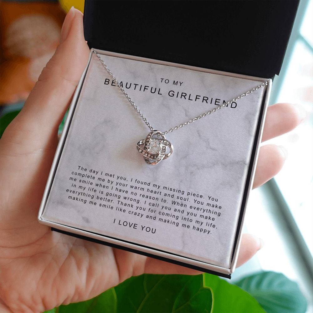 To my beautiful girlfriend necklace cheap