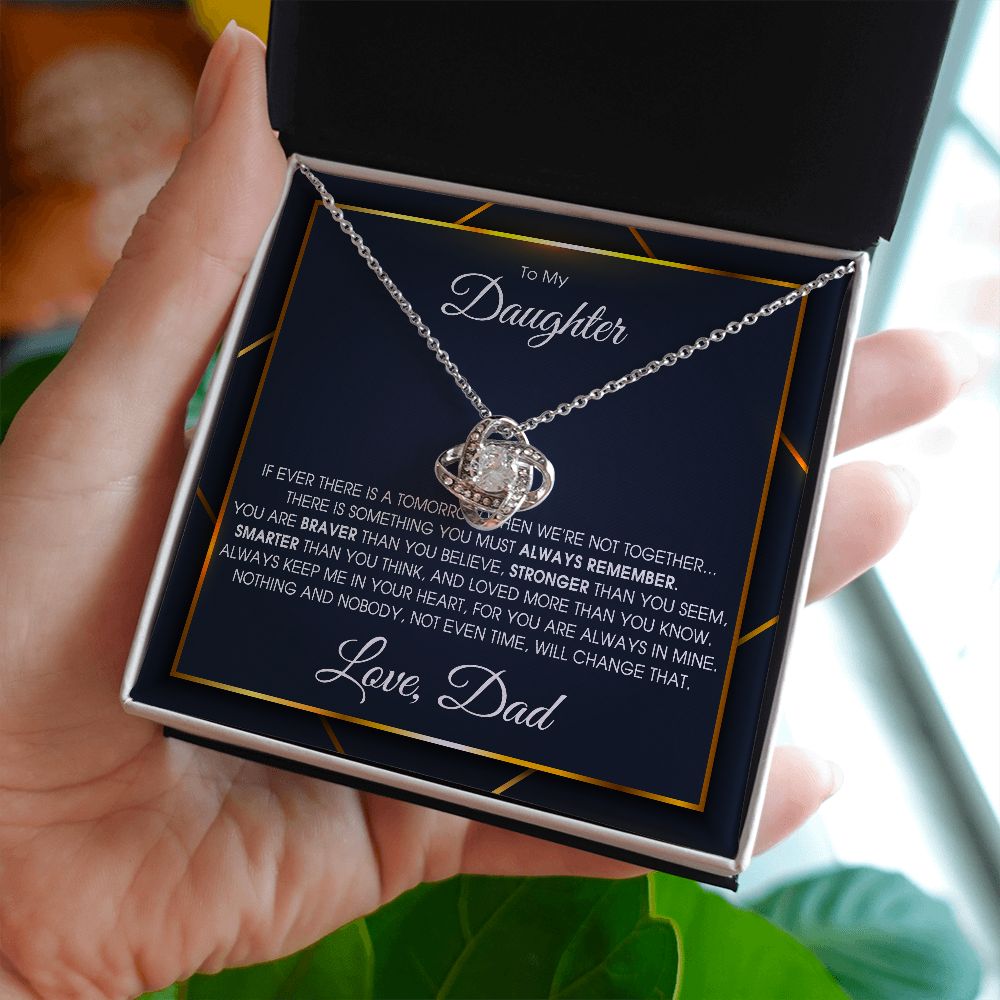 Gift For Daughter From Dad, Daughter Father Necklace, Daughter Gift From Dad, To My Daughter, Daughters Birthday, Unique, Grown Up Daughter 2711