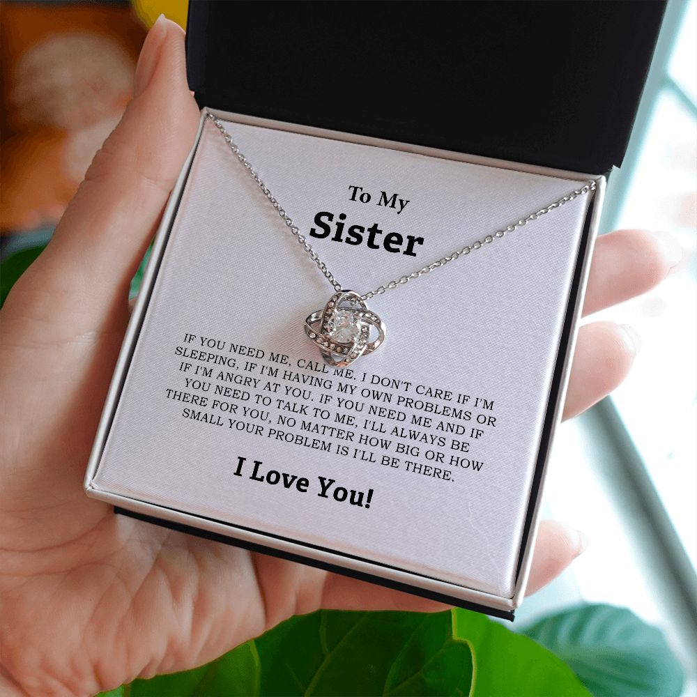 To My Sister Necklace, Present For Sister, Gift Ideas For Sister 10121 ttstore-1012-01x5 B0BPN7HVQ6