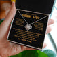 To My Beautiful Future Wife Necklace - A Heartfelt Gift That Will Make Her Heart Melt | Unique Message Card Included