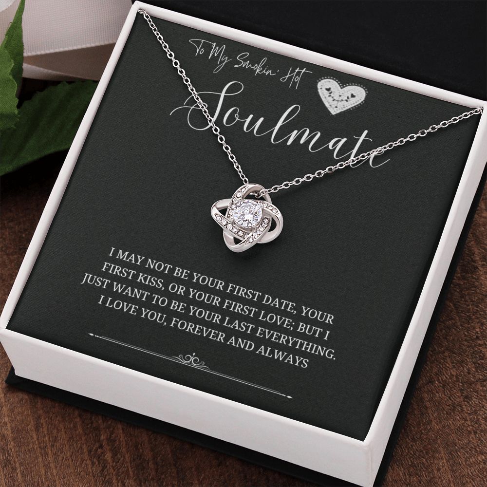 Soulmate Jewelry: A Beautiful Way to Celebrate Your Love Story, Soulmate Gift, Love Knot Necklace Gifts Hers, Gift For Love Of My Life SNJW23-270203