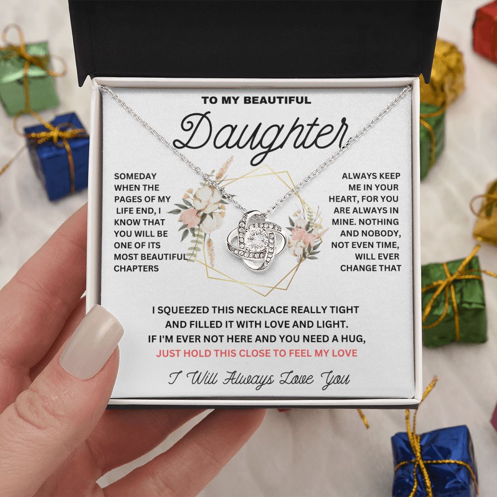 Father Daughter Necklace - To My Badass Daughter Necklace - Unique Daughter Gifts from Dad - A Meaningful Gift from a Proud Father