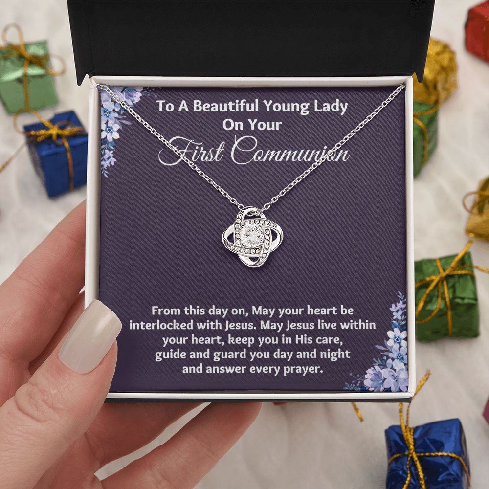 Beautiful First Communion Gifts for Girls Necklace - Meaningful for Your Daughter's Special Day"