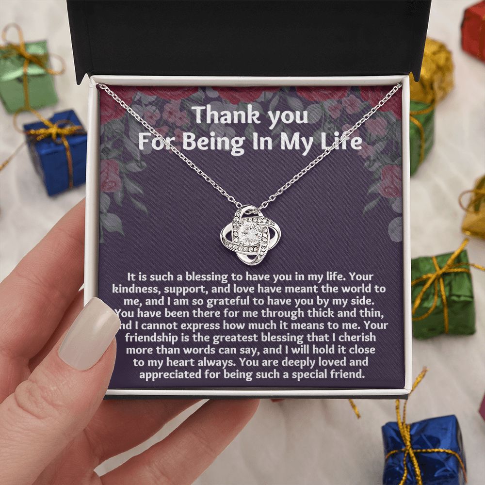 "Surprise Your Friend with a Meaningful and Unique Appreciation Gift Necklace on Their Special Day"
