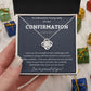 Celebrate the Confirmation with a Meaningful Gift, Confirmation Necklace Gift, Baptism Gift, Confirmation Necklace, Christian Necklace Gift, First Communion Gift, Goddaughter Gif SNJW23-280202