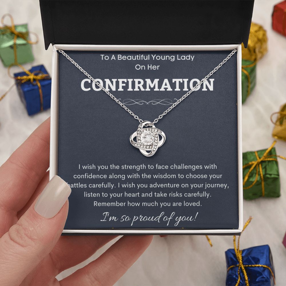 Celebrate the Confirmation with a Meaningful Gift, Confirmation Necklace Gift, Baptism Gift, Confirmation Necklace, Christian Necklace Gift, First Communion Gift, Goddaughter Gif SNJW23-280202