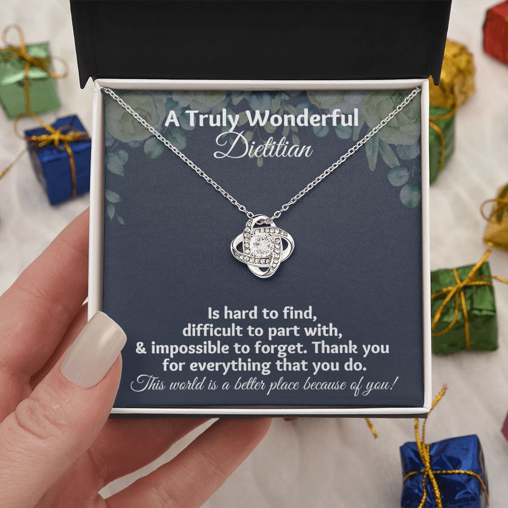 Surprise Your Beloved Dietician with a Unique Necklace on their Birthday"