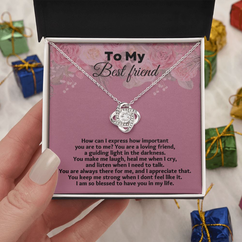 "Express Your Gratitude to Your Besties with Elegant Appreciation Gifts for Friends Necklace"