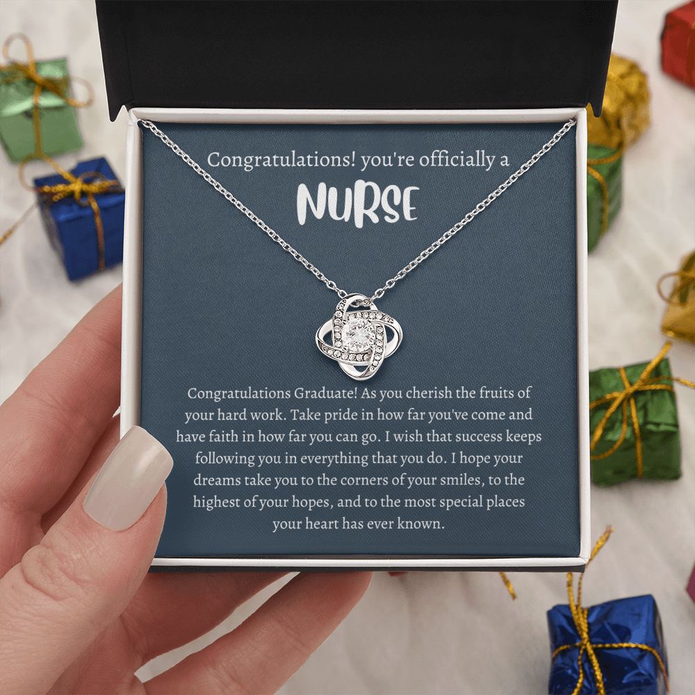 New Nurse Necklace - Gifts to Help Your Favorite Nurse Relax and Recharge, Nurse Graduation Gift, Graduation Gift For Nurse, New Nurse Gift, Future Nurse Gift, Nursing Student Graduation Gift Necklace SNJW23-030313