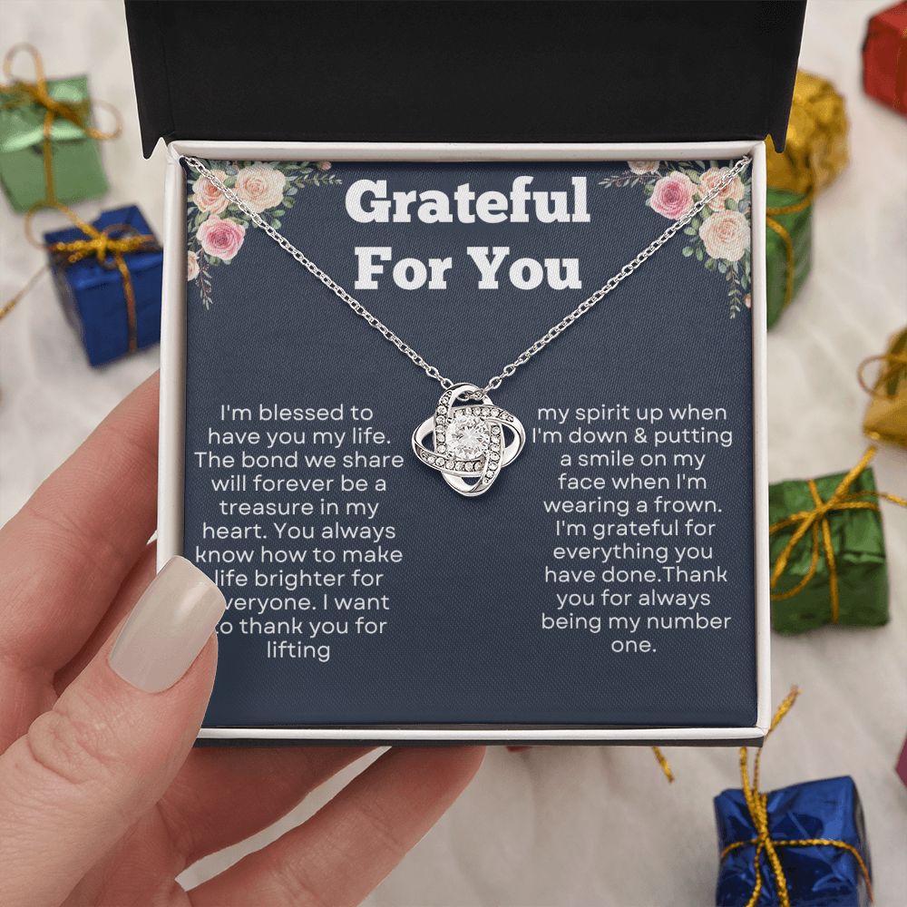 "Meaningful Appreciation Gifts Necklace for the Women in Your Life"