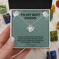 "Show Your Appreciation to Your Besties with Personalized Appreciation Gifts for Friends Necklace