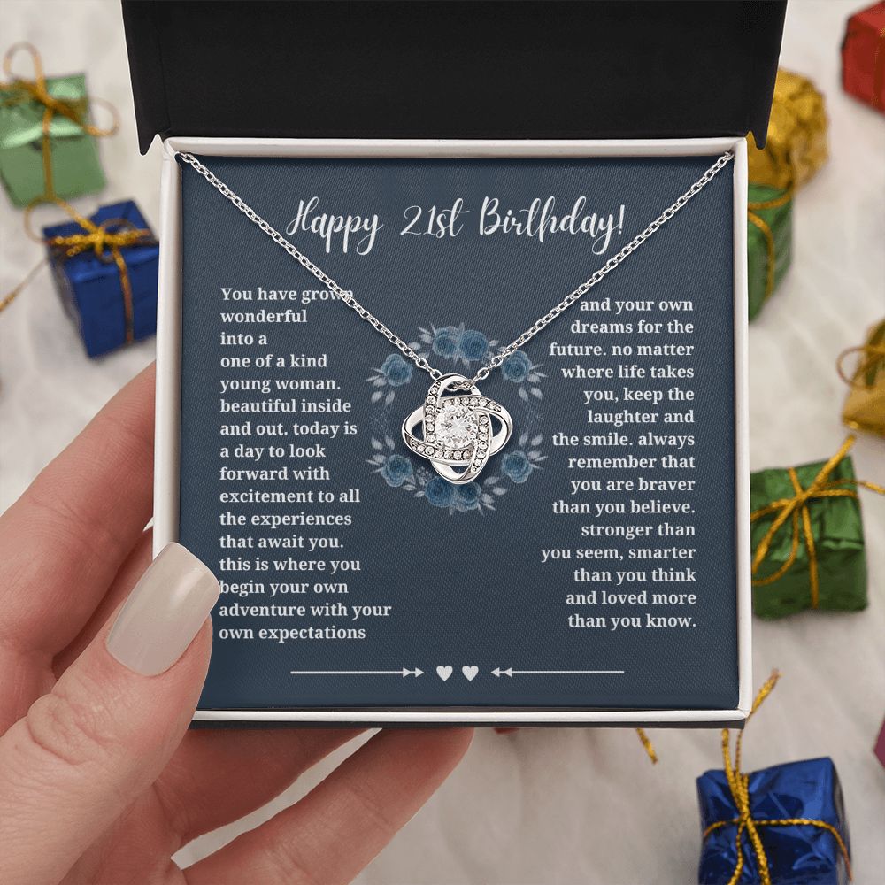 Celebrate Her Milestone: 21st Birthday Gifts That Will Make Her Day, 21st Birthday Gifts For Her, 21st Birthday Present for Daughter, Granddaughter gift SNJW23-050301