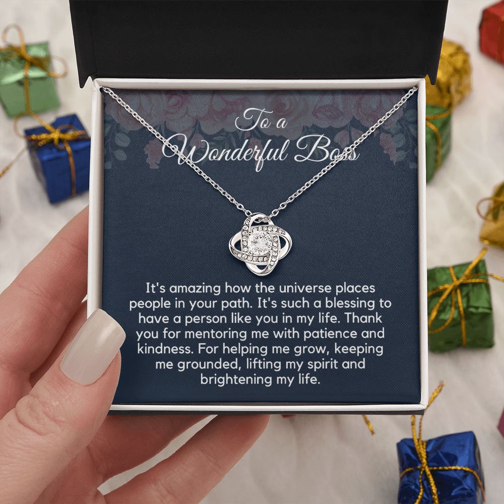 Express Your Gratitude with Our Boss Appreciation Gifts for Women Necklace"