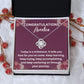 Class of 2023 Graduation Necklace for Best Friend - Personalized Pendant Gift Idea