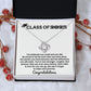 Customizable College Graduation Necklace - Thoughtful Gift for Daughter, Sister or Best Friend
