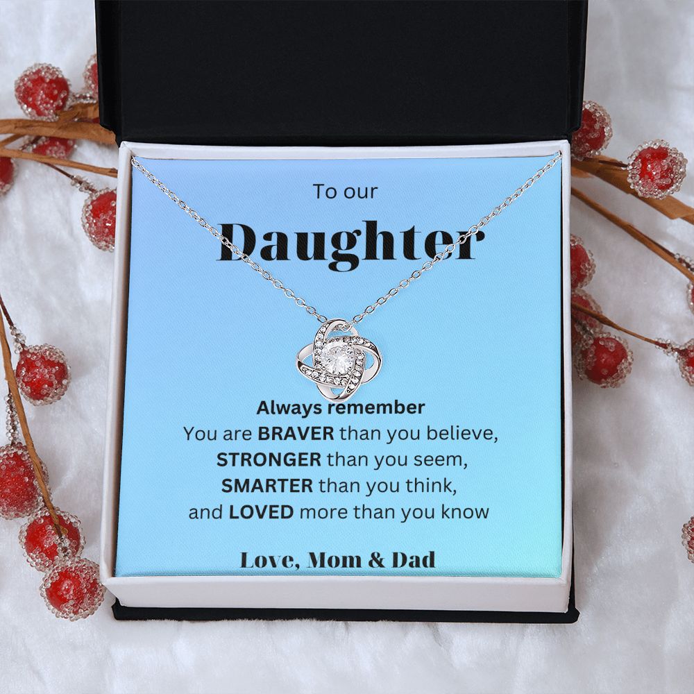 Father Daughter Necklace  - "Forever My Little Girl" Necklace - A Gift That Will Always Hold Meaning