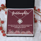 Meaningful Goddaughter Gift from Godmother - Necklace and Message Card to Celebrate Your Bond - Special Message Card and Elegant Necklace Combo to Show Your Love
