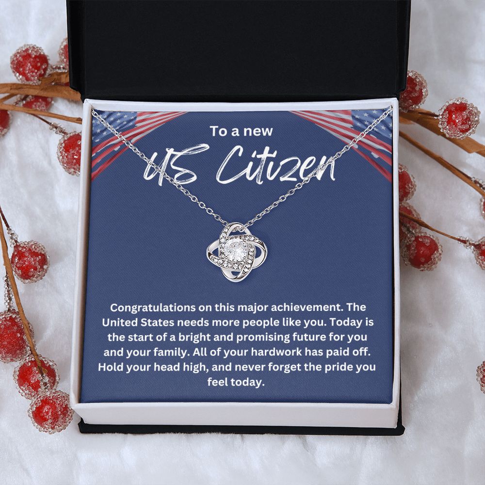 Make a Statement with Our American Citizenship Gifts Necklace - Meaning for Any Proud American