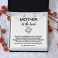 Mother of the Bride Necklace - A Beautiful Way to Express Your Gratitude - A Necklace with a Heartfelt Message Card