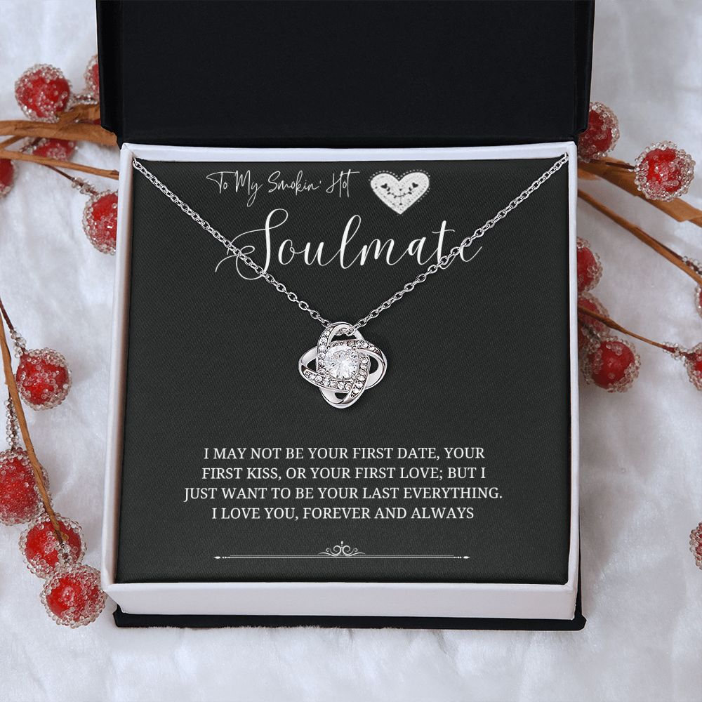 Soulmate Jewelry: A Beautiful Way to Celebrate Your Love Story, Soulmate Gift, Love Knot Necklace Gifts Hers, Gift For Love Of My Life SNJW23-270203