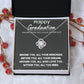 Personalized Graduation Necklace for Her - Custom Engraved Pendant to Celebrate Her Accomplishments