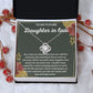 Stunning Daughter-in-Law Necklace - Mother-in-Law Gifts for Daughter-in-Law - Elegant Necklace for Any Occasion