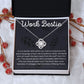Elegant Coworker Leaving Gifts for Women - Timeless Necklace with Meaningful