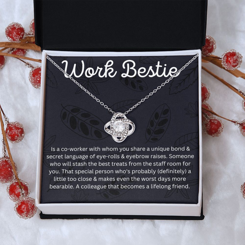 Elegant Coworker Leaving Gifts for Women - Timeless Necklace with Meaningful